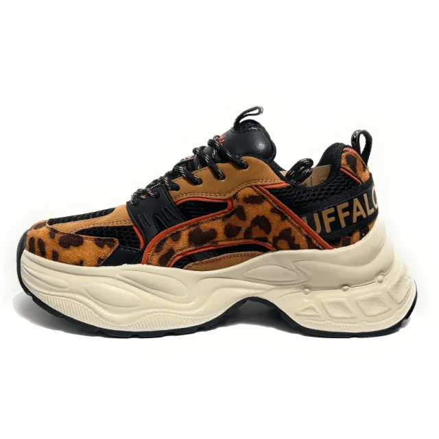 Γυναικεία Sneakers Buffalo Yuno BNPD00016355 Beige/Black/Leo Animal Print - 37 3