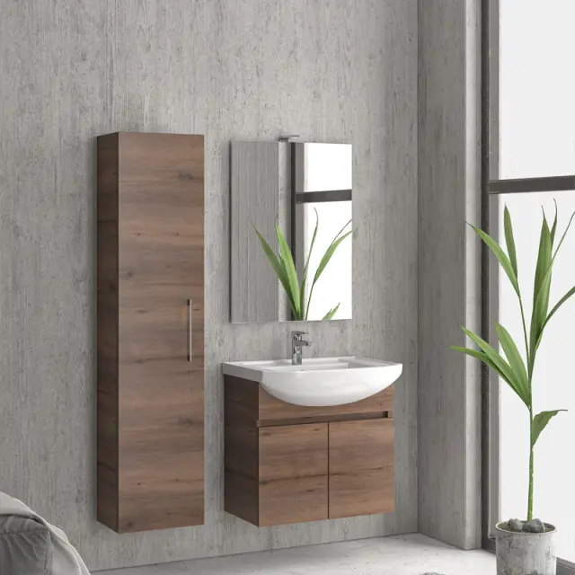 Στήλη Μπάνιου URBAN Brooklyn Brown 8702 350x300x1600mm KARAG