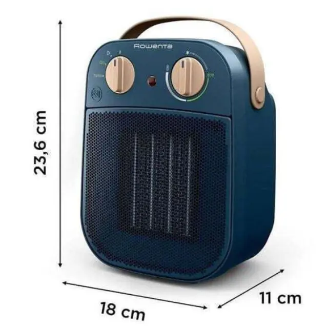 Rowenta Αερόθερμο Δωματίου Δαπέδου Μπλε 1800W SO8230FO 3