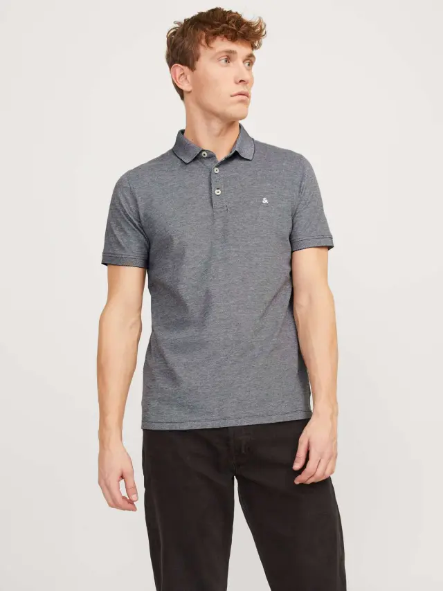 JJEPAULOS POLO SS NOOS Anthracite