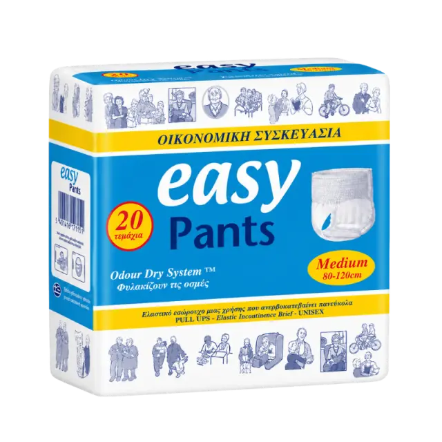 Πανα βρακακι easypants Plus medium 20 τεμαχιων