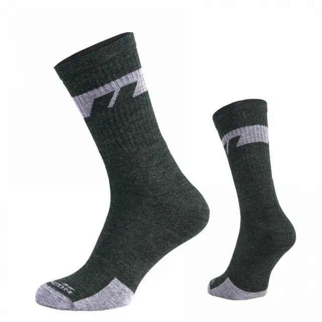 Pentagon Alpine Merino Mid Socks-Κάλτσες για Τακτική Χρήση - 06-Χακί-Olive Green