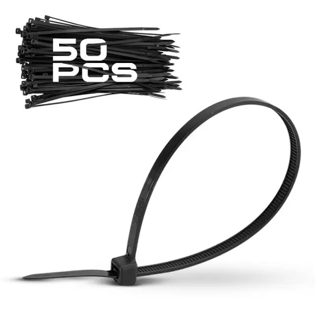 Bormann Pro BCR5080 - Δεματικά καλωδίων 9.0*812mm μαύρο 50τεμ. (050636)
