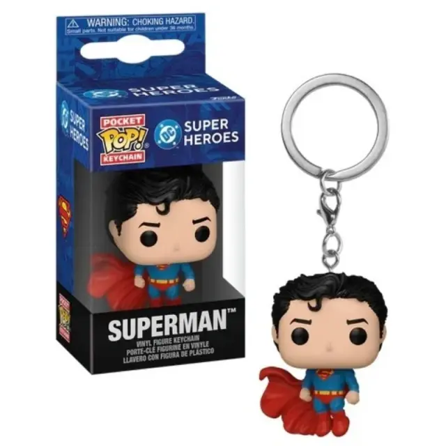 Μπρελόκ Funko Pop! Μπρελόκ: DC Super Heroes - Superman Keychain