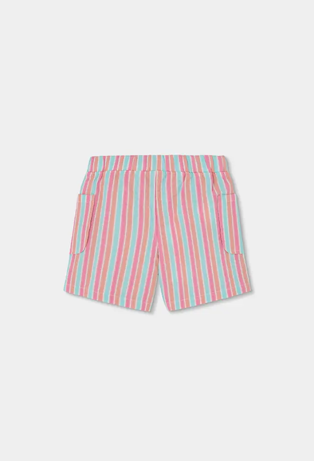 Boboli Poplin βερμούδα σορτς για κορίτσι 333111-9805 2