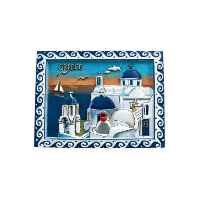 Tουριστικό μαγνητάκι Souvenir - Σετ 12pcs - Greece - 678518