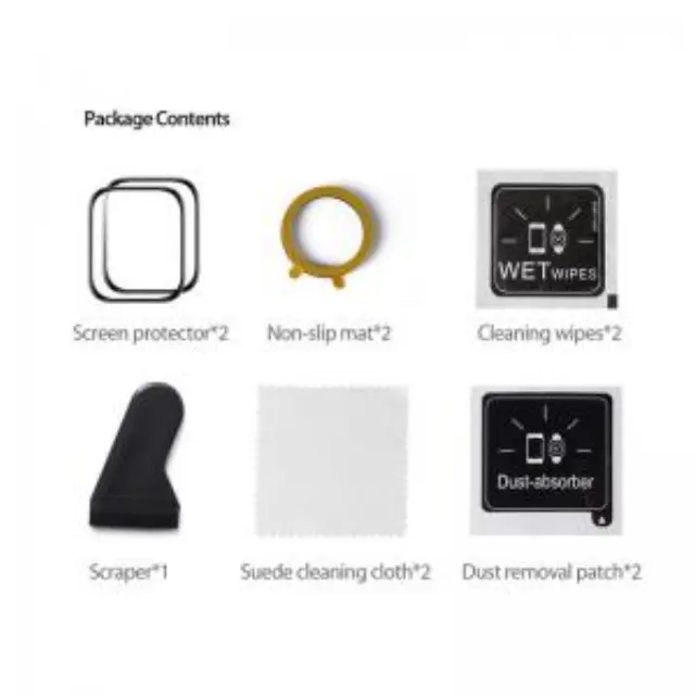 Tempered Glass Dux Ducis Apple Watch Series 7/ 8/ 9 41mm Μαύρο (2 pcs) N65882 3
