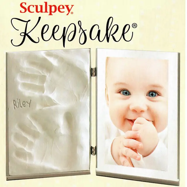 Sculpey Κιτ με Κορνίζα για Αποτύπωμα Παιδικών Χεριών