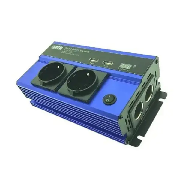 ANDOWL QY-7011 Μετατροπέας Ισχύος Αυτοκινήτου 1000W 12V 220V με 2xUSB - Smart power inverter 075741 3