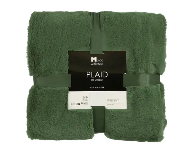 Κουβέρτα Bronte In The Mood Collection με διαστάσεις 200x150cm - Dark Green 1154077 2