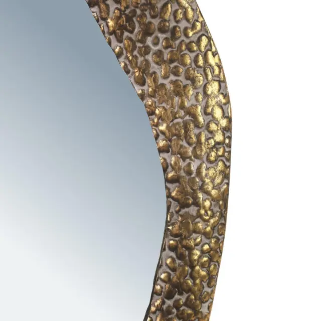 Καθρέπτης Καφέ Μέταλλο 79x2.5x82cm 3