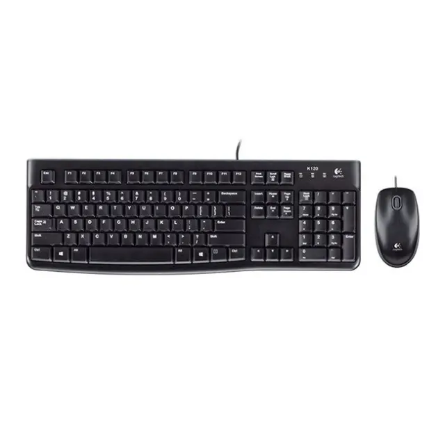 Logitech Keyboard & Mouse Set MK120 Black (920-002563)