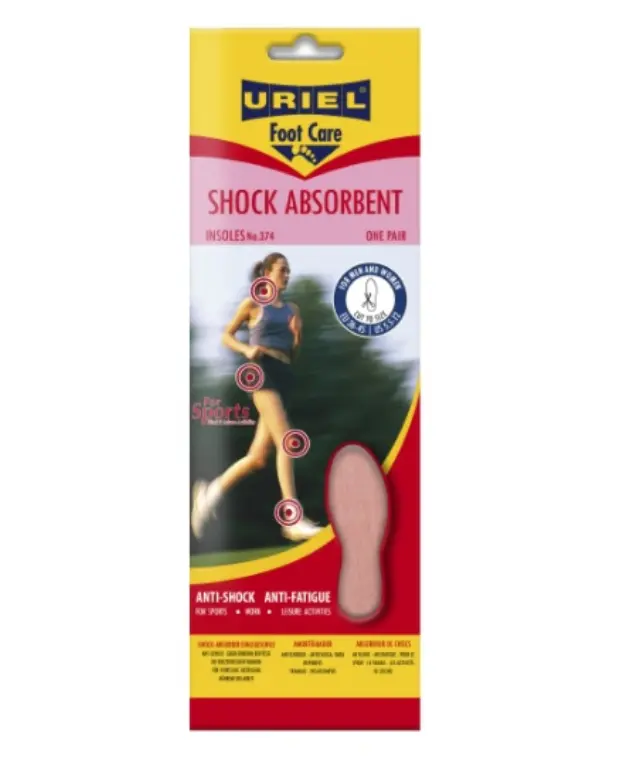 Uriel 374 Πάτοι Απορρόφησης Κραδασμών, Μέγεθος 36-45, 1 ζευγάρι