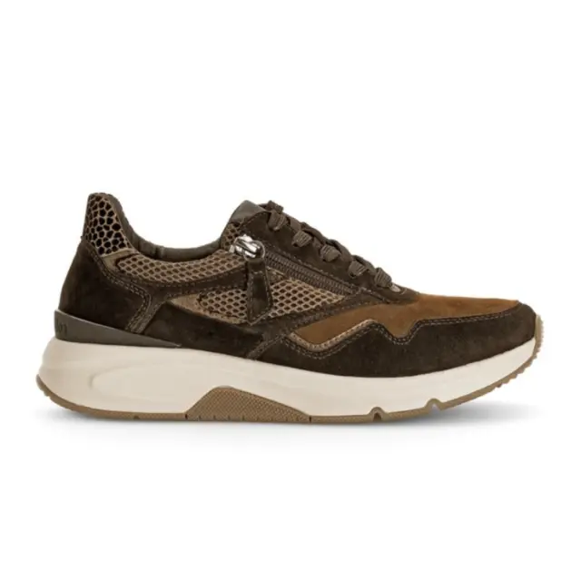 Gabor Sneakers Γυναικείο ύφασμα/δέρμα Nubuck Καφέ GAB/76896 41-CACAO