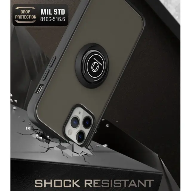 Techsuit® Glinth Θήκη με Μαγνητικό Ring Holder για Xiaomi 15 Pro- Black 2