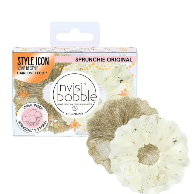 Invisibobble Sprunchie Original Time to Shine Collection Bring on the Night 2 τμχ
