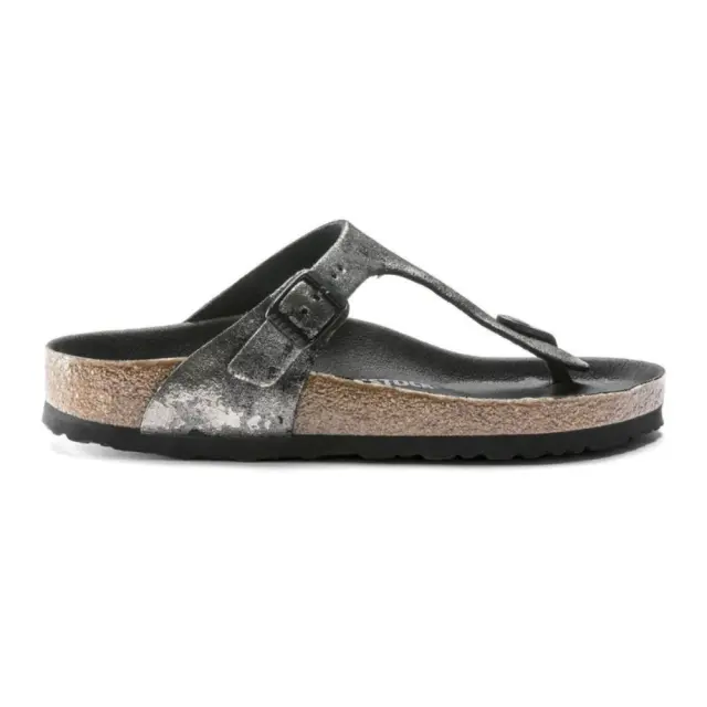 Birkenstock Σαγιονάρες Γυναικείο δέρμα Μαύρο BIR/GIZEH 1019408 BLACK