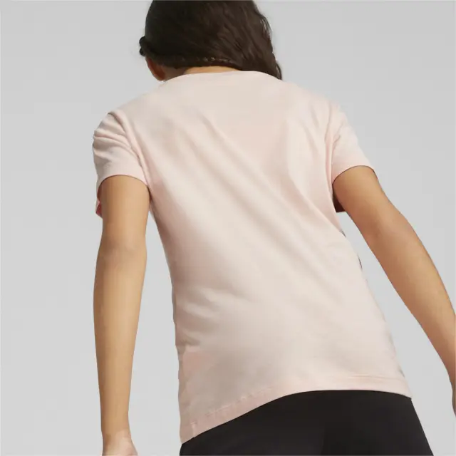 Puma JR Classics Logo Tee Pink 530208-66 - 128 2