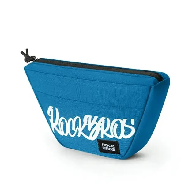 Rockbros G011 Flash Journey Trapezoidal Handlebar Bike Bag 0.7L Blue