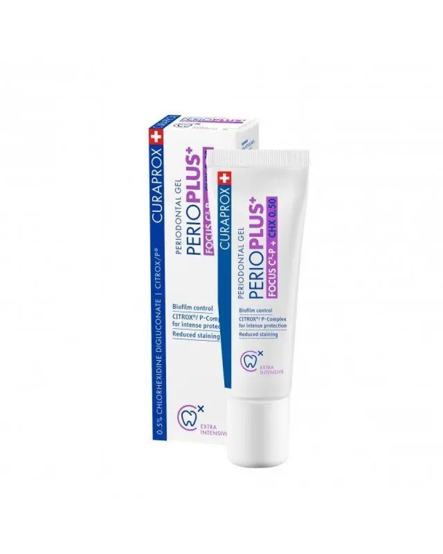 Curaprox Perio Plus Focus CHX 0.5 Οδοντική Γέλη Κατά των Φλεγμονών, 10ml