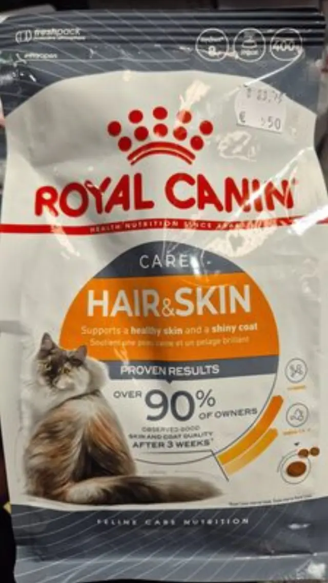 Royal Canin Hair & Skin Care Ξηρά Τροφή Γάτας Για Υγιές Τρίχωμα & Δέρμα 400gr