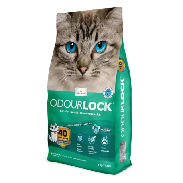 Intersand Odourlock Calming Breeze Cat Litter Άμμος Υγιεινής Γάτας 6kg