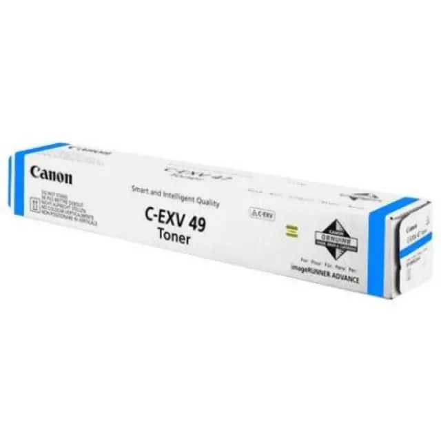 Canon C-EXV49C Γνήσιο Toner Laser Εκτυπωτή Κυανό 19000 Σελίδων 8525B002