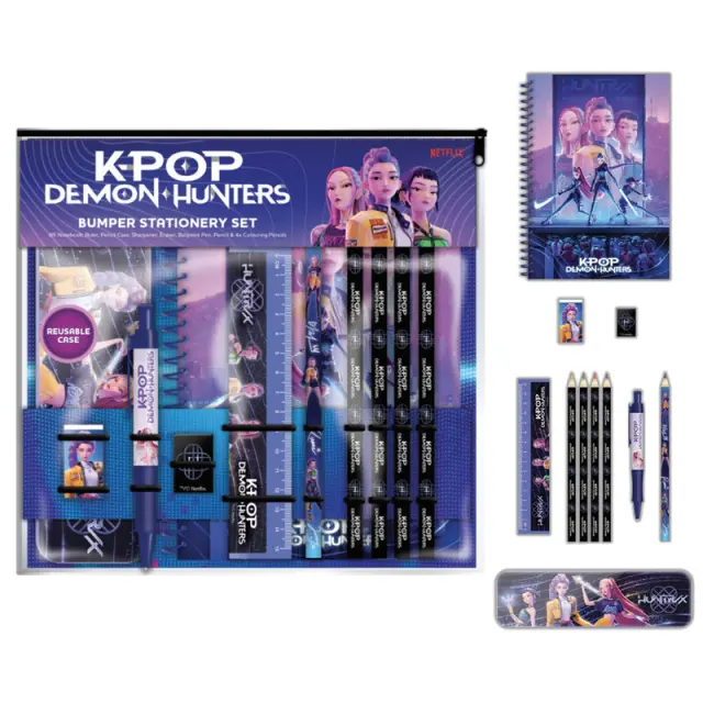 K‑Pop Demon Hunters – Stationery Bumper Set – A5 (2112068-SR2511069) - Toys