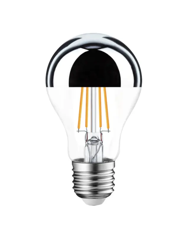 ΛΑΜΠΑ LED CROSS FILAMENT ΑΝΕΣΤΡΑΜΜΕΝΟΥ ΚΑΘΡΕΠΤΟΥ A60 8W Ε27 2700K 220-240V 1050lm 360° DIMMABLE UNIVERSE