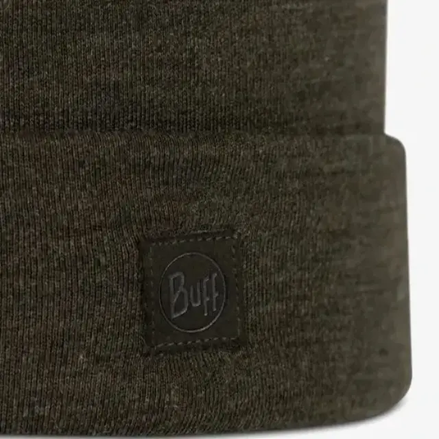 Buff Merino Heavyweight Σκούφος Solid Bark - One size 2
