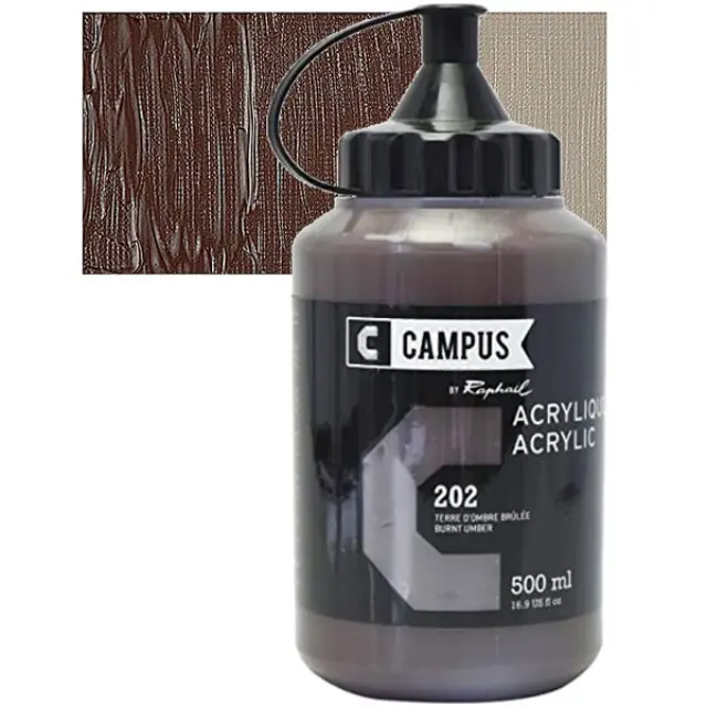 Ακρυλικό Raphael Campus - 202 Burnt Umber - 500ml