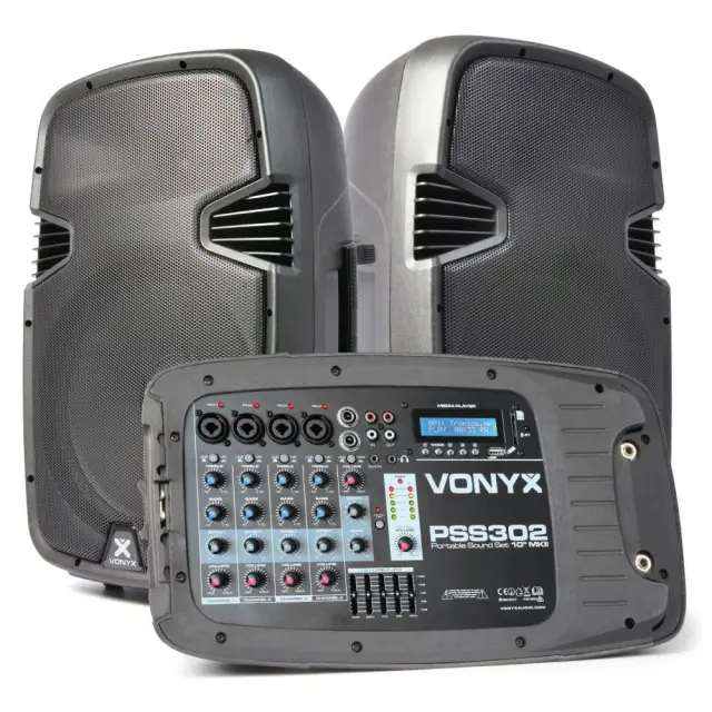 VONYX PSS302 ΦΟΡΗΤΟ ΣΥΣΤΗΜΑ ΗΧΟΥ 2