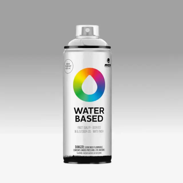 MTN Waterbased Spray Paint 400ml WB4 Jewel Silver