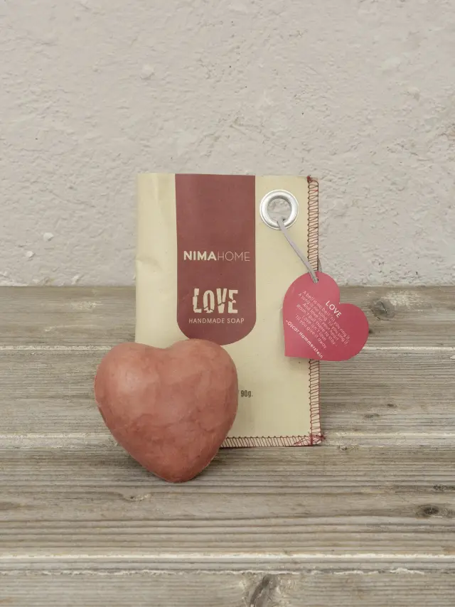 Nima Home Σαπούνι χειροποίητο 90g Red Jasmine Rice - Love