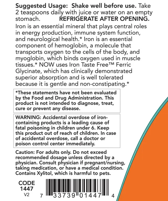Now Foods Iron Liquid 3