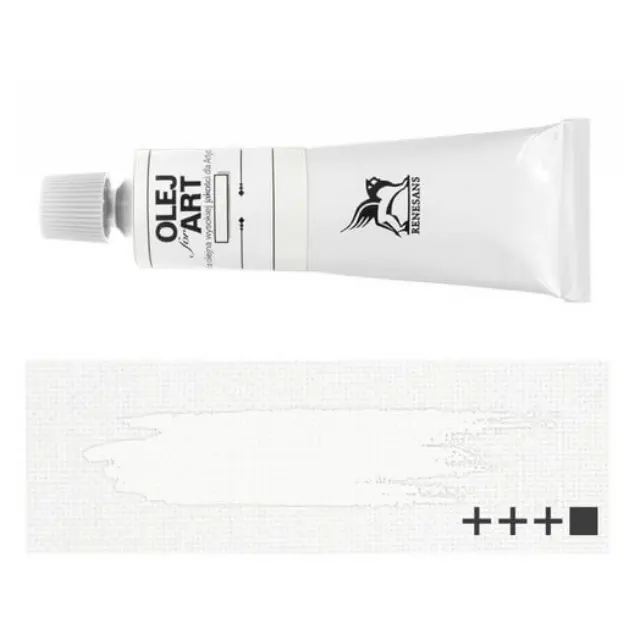 Λάδι ζωγραφικής Renesans 60ml - Titanium White
