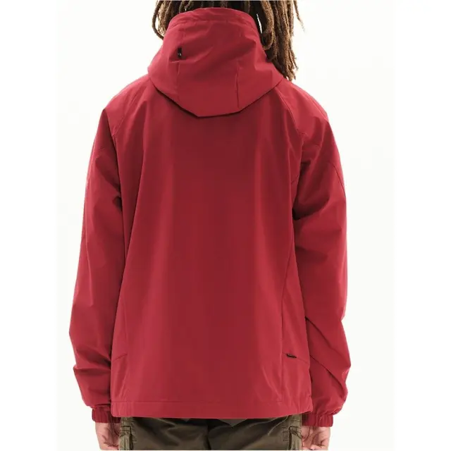 Emerson Men's Jacket with Hood (222.EM10.03-DARK RED) - Κόκκινο 2