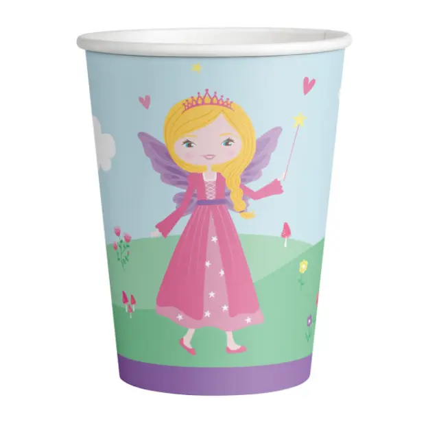 Ποτήρια χαρτ. 250ml Princess / 8 τεμ