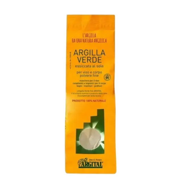 ARGITAL Fine Green Clay - Φυσική Λεπτή Σκόνη Πράσινου Αργίλου για Πρόσωπο, Σώμα & Μαλλιά, 2.5 kg