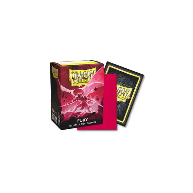 Dragon Shield Dual Matte Sleeves - Fury 'Alaric, Crimson King' (100 Sleeves) 3
