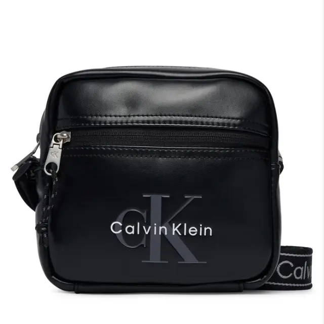 Ανδρική Τσάντα Χιαστί Calvin Klein LV04D3445G-UB1 Μαύρη Μαύρο - One Size
