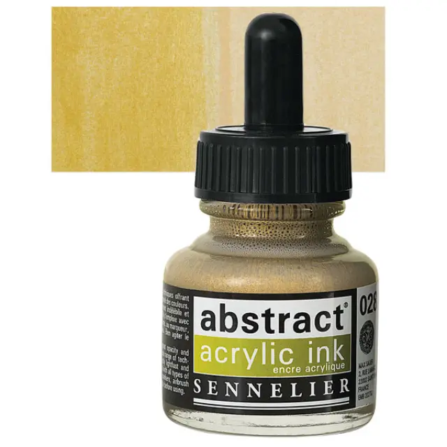 Sennelier Abstract Ακρυλικό Μελάνι 028 Iridescent Gold - 30ml