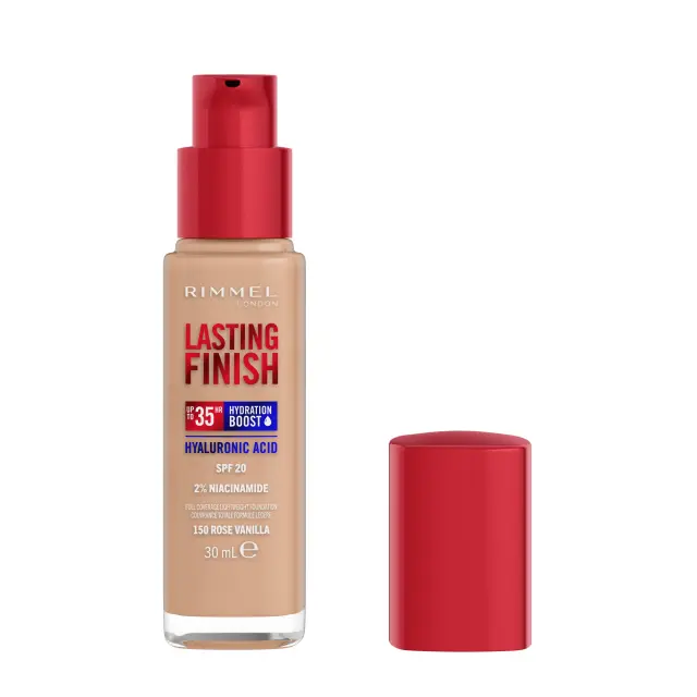 Rimmel London Lasting Finish 35HR SPF20 Full Coverage Lightweight Foundation Long-Lasting Foundation to unify the skin tone 150 30 ml