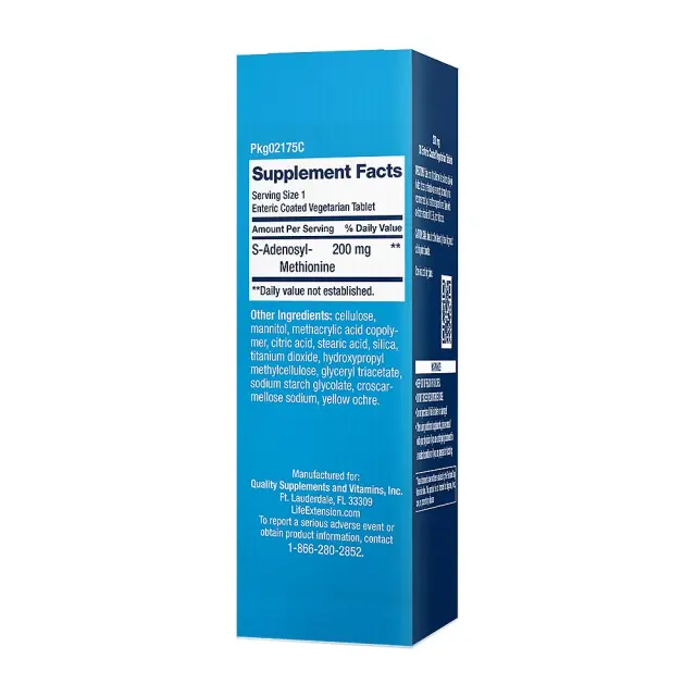 Life Extension SAMe 200 mg (S-Adenosyl-Methionine) 2