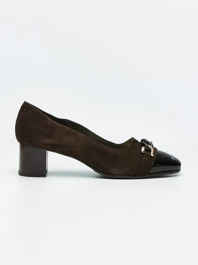 Soffice Sogno Γόβες Γυναικείο δέρμα Nubuck/δέρμα λουστρίνι Καφέ ASS/1540 T/MORO 3