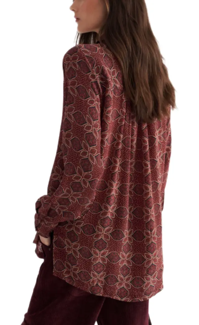 Attrattivo γυναικείο boho πουκάμισο 9923952-1 2