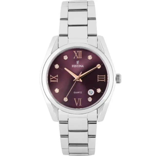 Festina Boyfriend, Women's Watch, Silver Stainless Steel Bracelet F16790/E