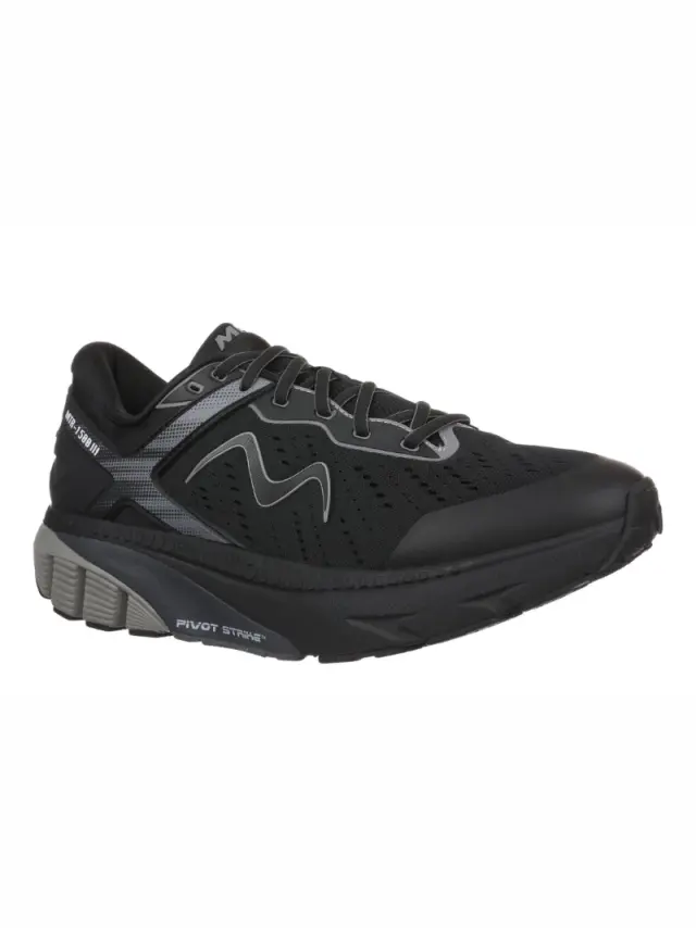 MBT Sneakers Ανδρικό ύφασμα Μαύρο MBT/703602 BLACK/BLACK 2