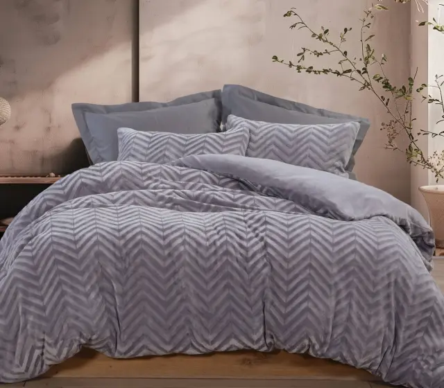 ΣΕΤ ΠΑΠΛΩΜΑΤΟΘΗΚΗ ΜΟΝΗ CARMEN 160X220 NEF-NEF HOMEWARE GREY 2