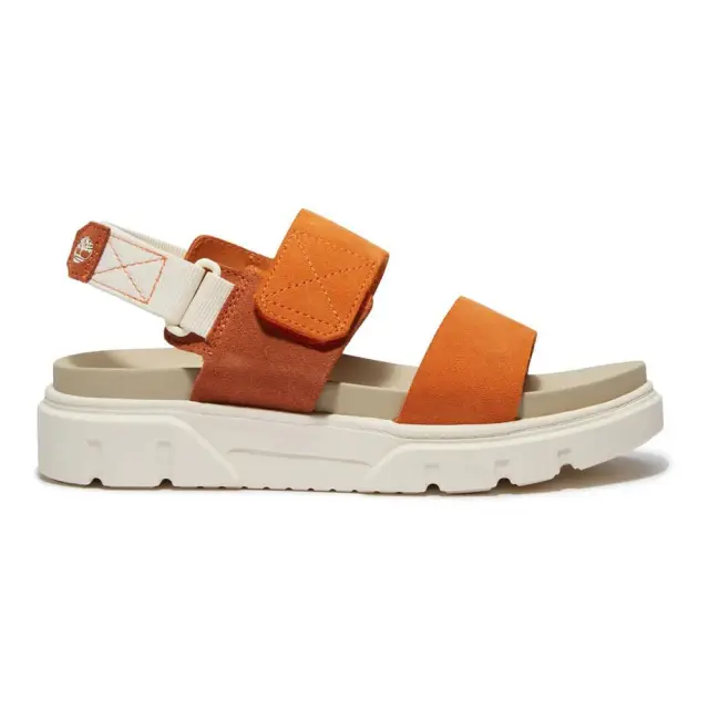 Γυναικεία Ανατομικά Δερμάτινα Πέδιλα Timberland Greyfield TB0A2QJAETL Πορτοκαλί Πορτοκαλί - 36
